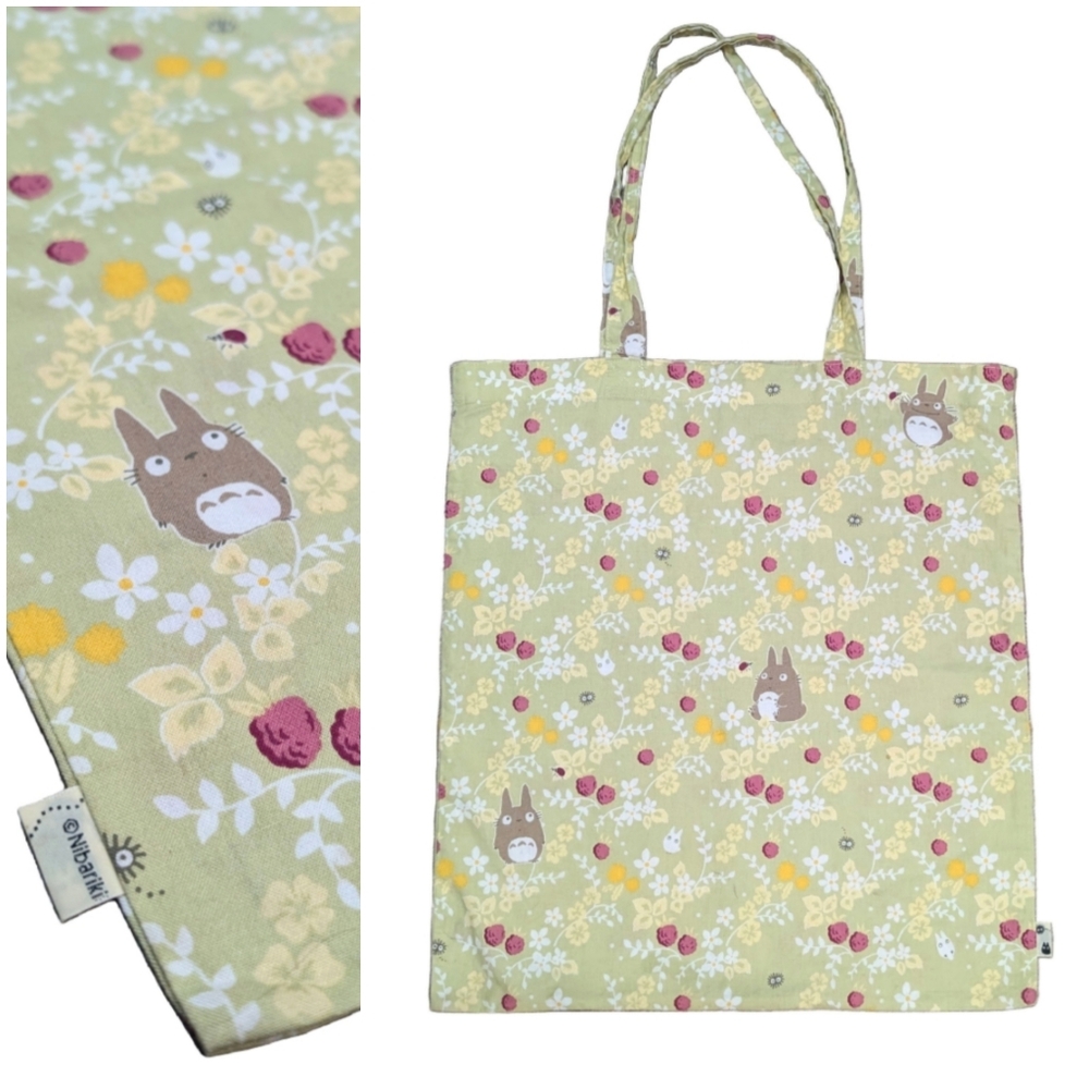 Nibariki Japan exclusive Studio Ghibli My Neighbor Totoro tote bag Fabric